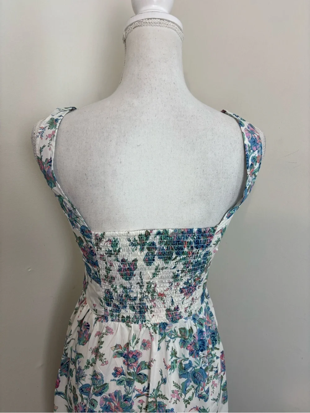 J.Crew Button-Front Cotton Poplin Dress in English Garden Size 00